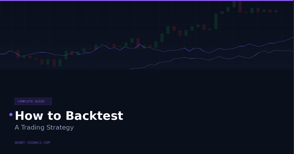How to Backtest a Trading Strategy Complete Guide